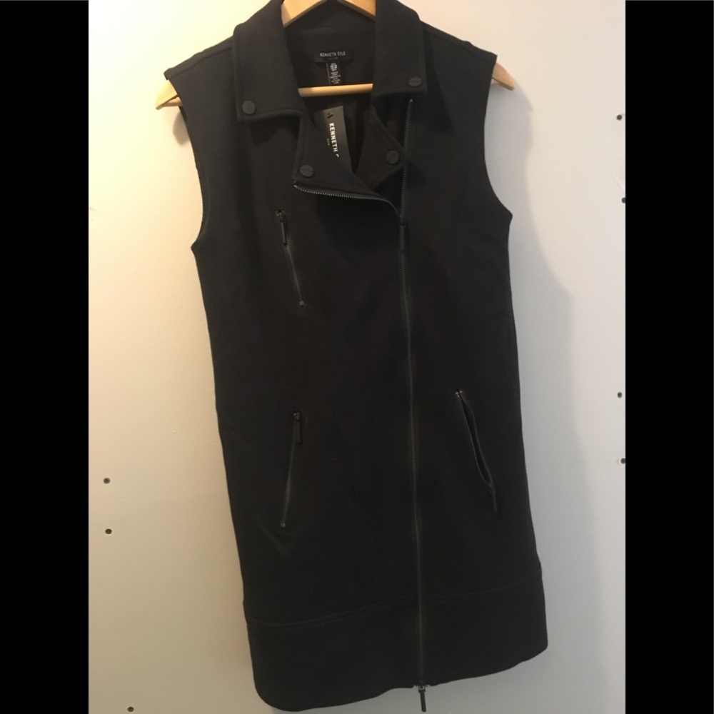 Kenneth Cole Sleeveless Sweatshirt Dress